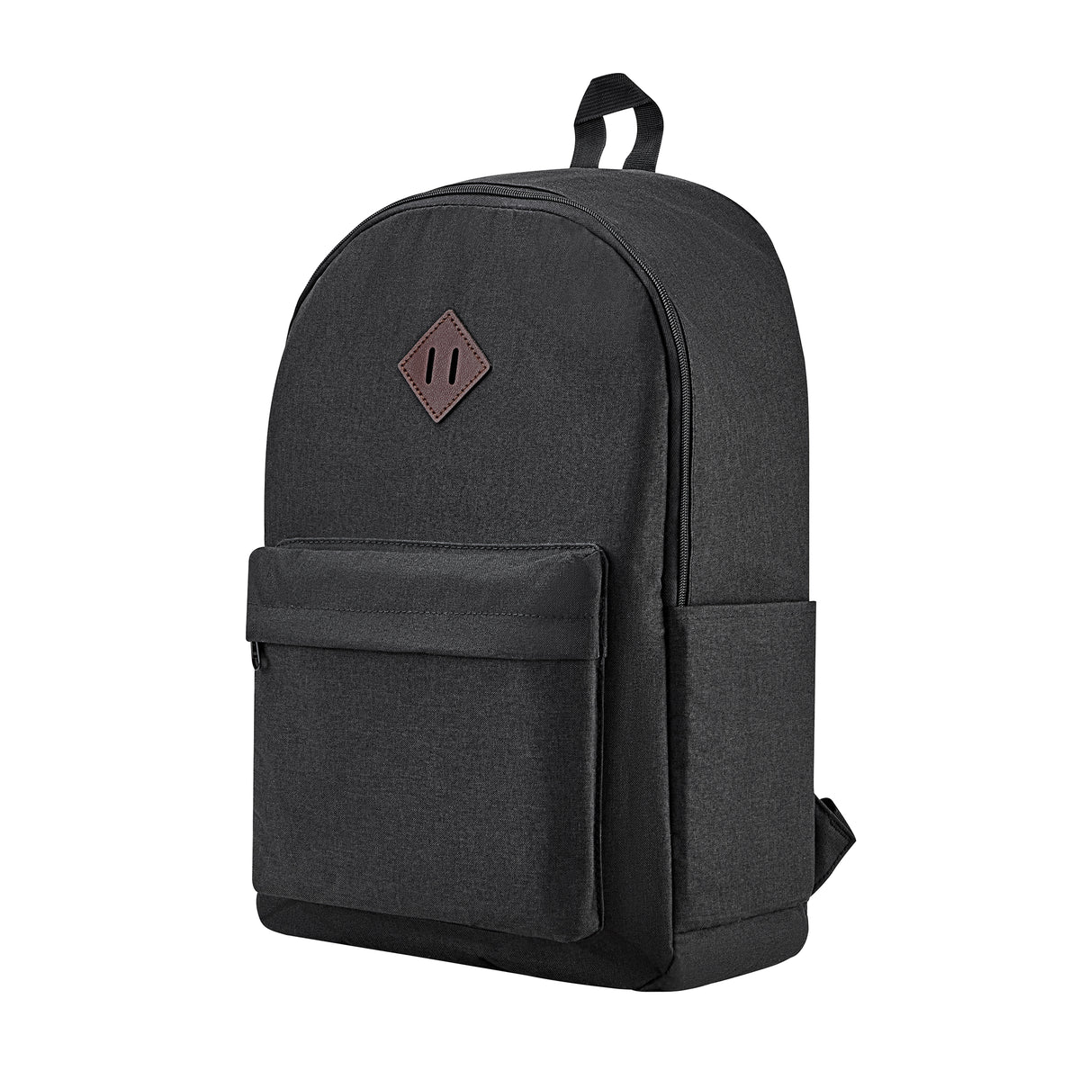 Joyway Classic Casual Backpack for Men & Women, Lightweight School Backpack with Large Main Compartment, Everyday Travel Daypack for College, Work, Commute & Outdoor Activities, Black