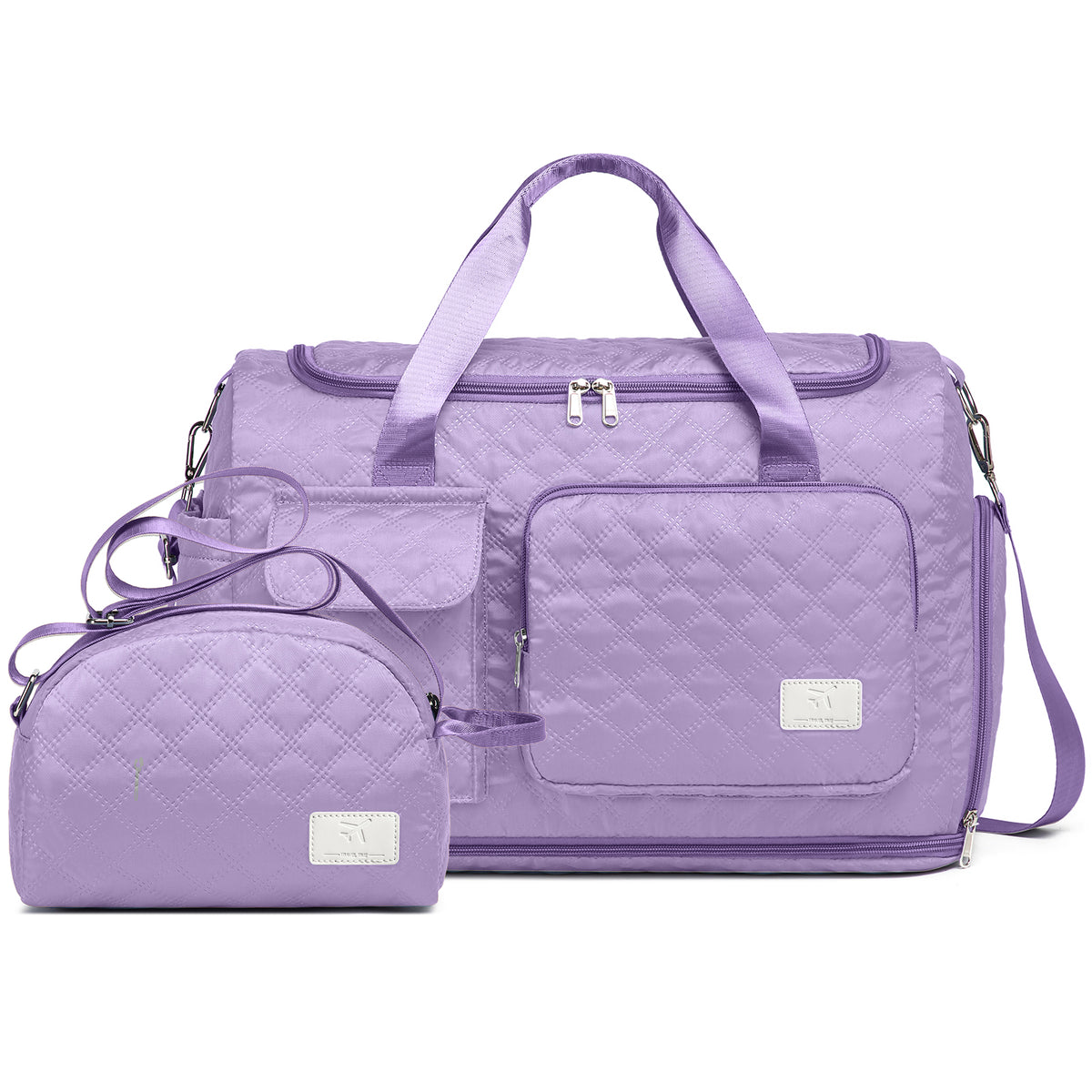 Bolsa de lona Joyway, bolsa de gimnasio plegable con bolsa para ropa mojada