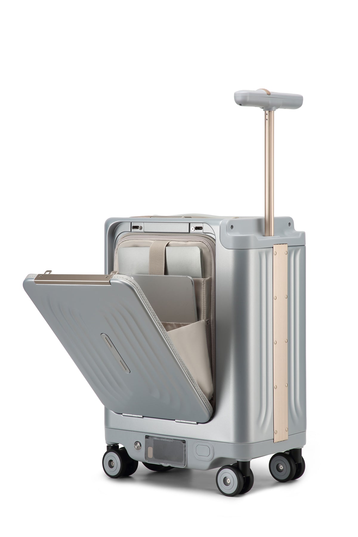 Joyway Electric Ride-On Suitcase with Hidden Footrest, 39L PC Hardshell Luggage with Aluminum Frame, TSA Lock, Quiet Spinner Wheels, 110 kg Weight Capacity, 15 km Range, 5.7 kg Lightweight Design GTIN:06976479334080