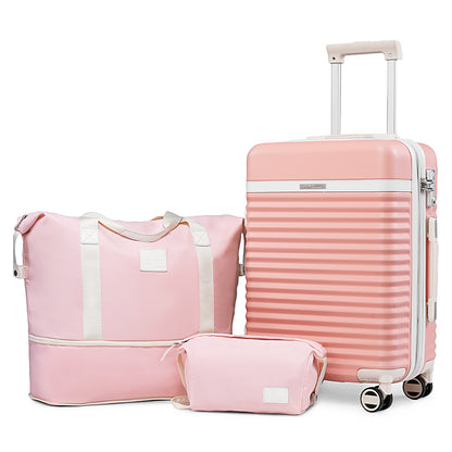 Juego de maletas de 3 o 5 piezas, rígidas, expandibles, de mano, modelo TR010