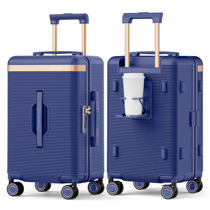 Maleta de cabina Joyway de 22/26 pulgadas, rígida con cerradura TSA, elegante, robusta, anti-caídas y resistente a la presión de material PC TRPF002