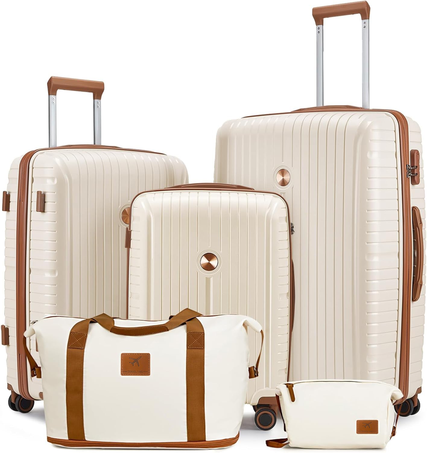 5 Piece Set 20/24/28 Inch Lightweight Hard Shell Luggage Set TR015