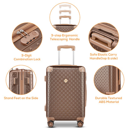 Joyway TR011 3-Piece Carry-On Luggage Set