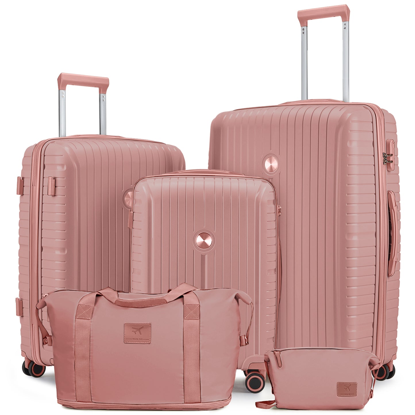 5 Piece Set 20/24/28 Inch Lightweight Hard Shell Luggage Set TR015