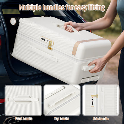 Maleta de cabina Joyway de 22/26 pulgadas, rígida con cerradura TSA, elegante, robusta, anti-caídas y resistente a la presión de material PC TRPF002