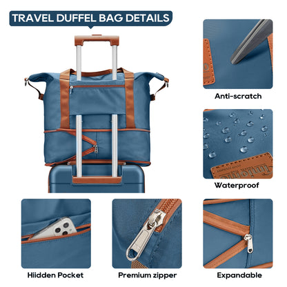 Joyway Weekender Travel Duffel Bag with Wet Pocket