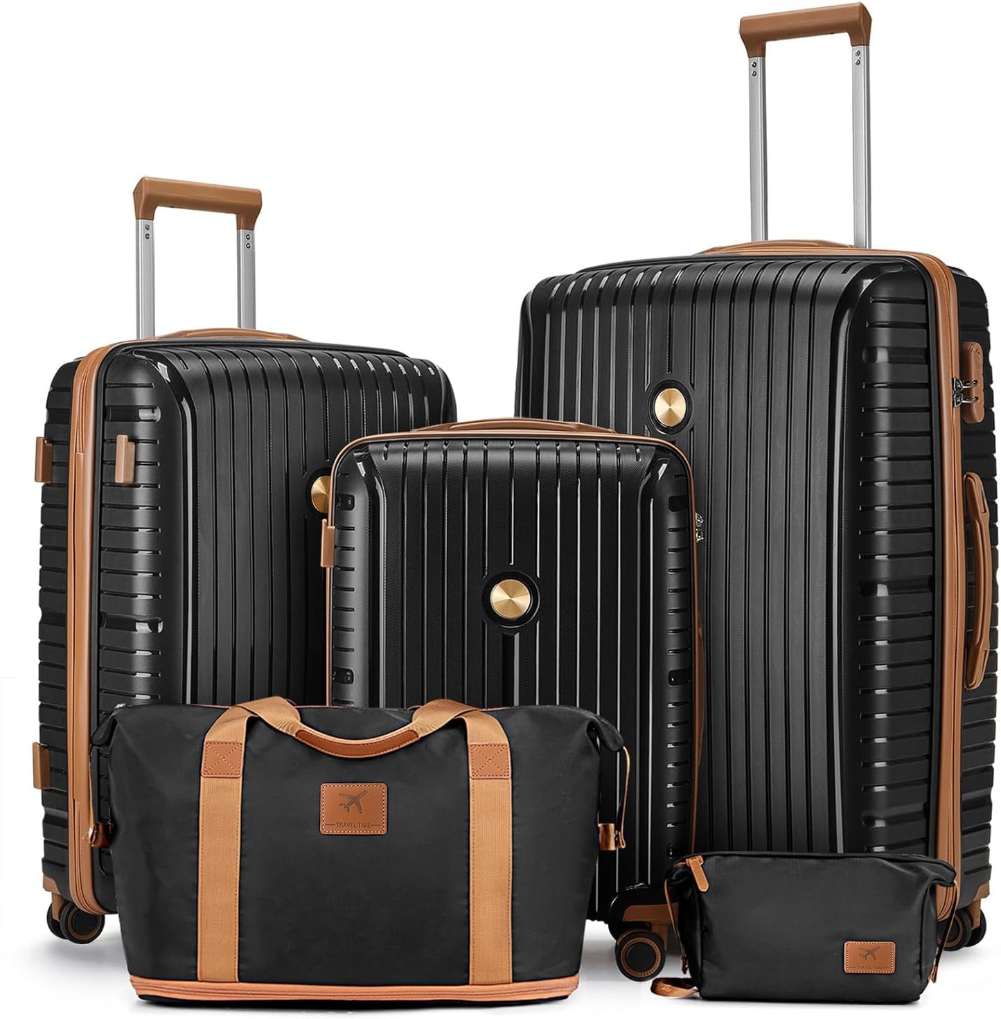 5 Piece Set 20/24/28 Inch Lightweight Hard Shell Luggage Set TR015