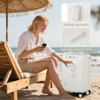 JOYWAY TRPF002 hardshell suitcase in 22-inch and 26-inch sizes