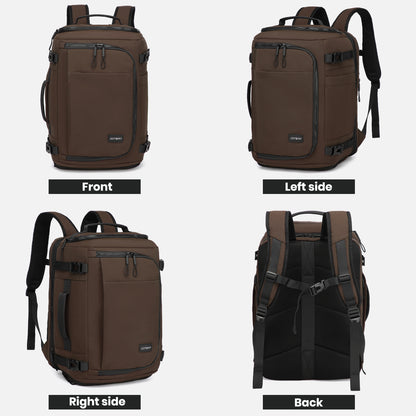 Mochila de viaje Joyway para mujeres y hombres, mochila de gran capacidad con compartimento para zapatos, bolsa de fin de semana impermeable, mochila para portátil con apertura amplia, bolsa de viaje para pernoctaciones, trabajo y gimnasio.