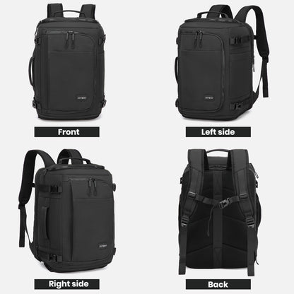 Mochila de viaje Joyway para mujeres y hombres, mochila de gran capacidad con compartimento para zapatos, bolsa de fin de semana impermeable, mochila para portátil con apertura amplia, bolsa de viaje para pernoctaciones, trabajo y gimnasio.