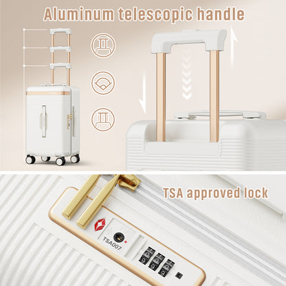 Maleta de cabina Joyway de 22/26 pulgadas, rígida con cerradura TSA, elegante, robusta, anti-caídas y resistente a la presión de material PC TRPF002