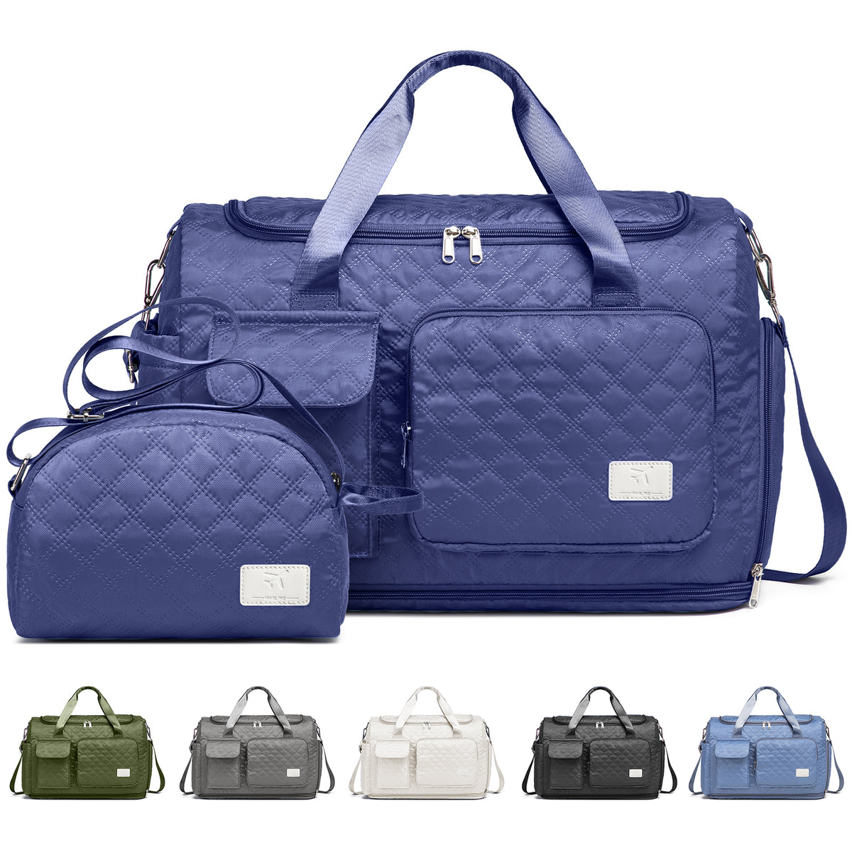 Bolsa de lona Joyway, bolsa de gimnasio plegable con bolsa para ropa mojada