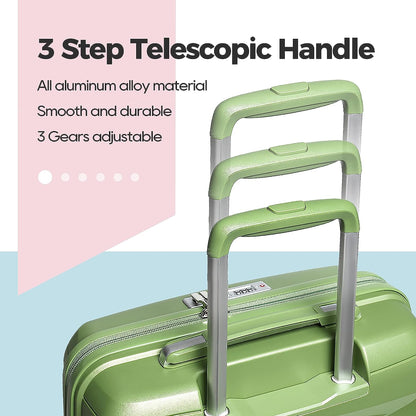 3 Pieces  Luggage Set Expandable Hard Shell  Luggage Set 