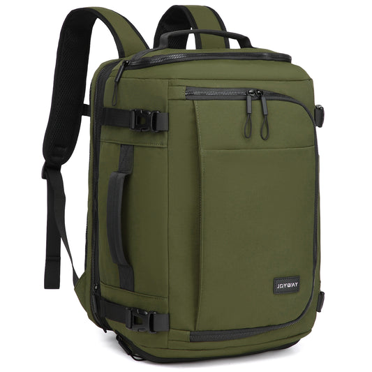 Mochila de viaje Joyway para mujeres y hombres, mochila de gran capacidad con compartimento para zapatos, bolsa de fin de semana impermeable, mochila para portátil con apertura amplia, bolsa de viaje para pernoctaciones, trabajo y gimnasio.