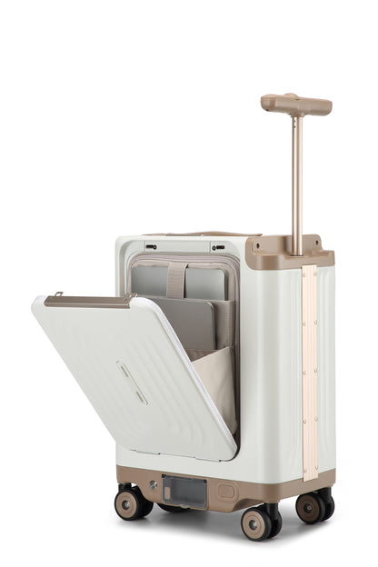 Joyway Electric Ride-On Suitcase with Hidden Footrest, 39L PC Hardshell Luggage with Aluminum Frame, TSA Lock, Quiet Spinner Wheels, 110 kg Weight Capacity, 15 km Range, 5.7 kg Lightweight Design GTIN:06976479334073