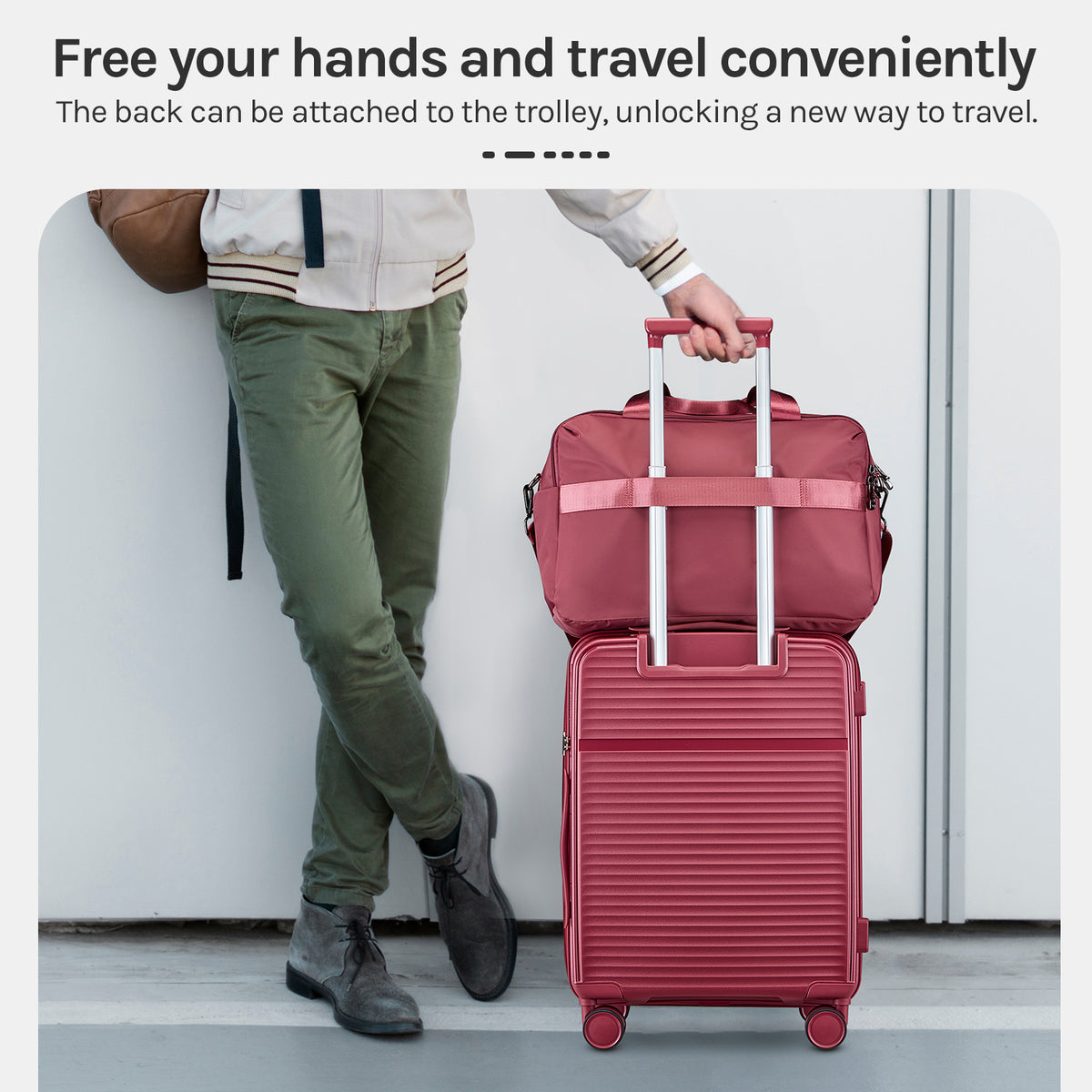 Bolsa de Viaje de Fin de Semana Grande con Compartimento Maleta de Mano Duffle Bag BAG002