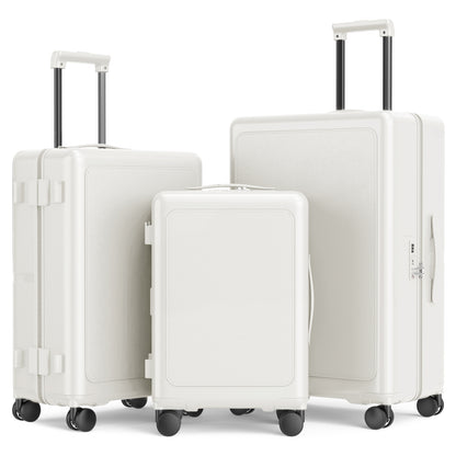 Juegos de maletas Joyway de 3 piezas con ruedas giratorias, maleta de mano de 20 pulgadas con carcasa rígida de PC, juego de maletas ligeras con cerradura TSA y estructura resistente a la presión, 20/24/28 pulgadas PF003