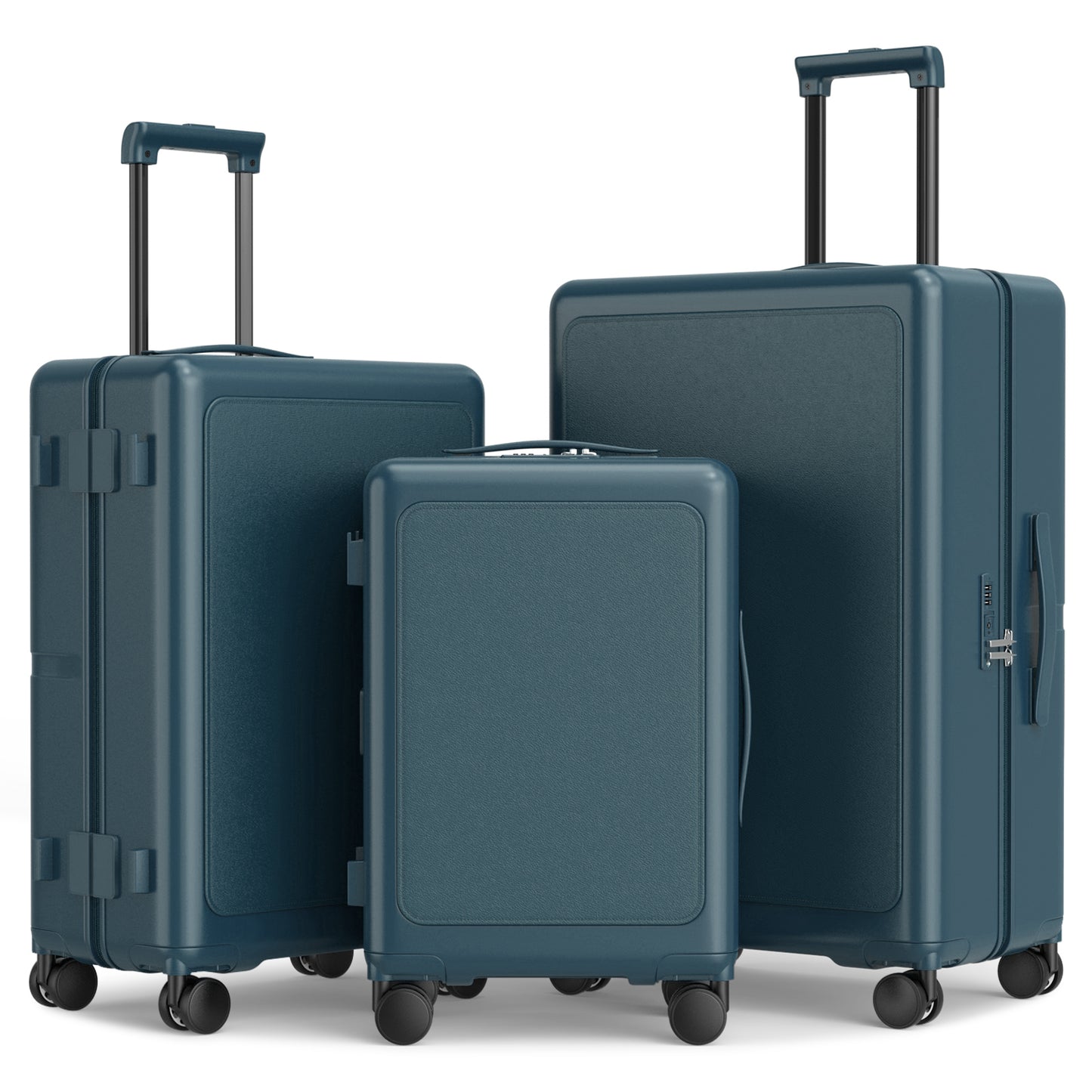 Joyway Luggage Sets 3 Piece with SpinnerWheels, Carry On Luggage 20In with PCHardshell, Lightweight Suitcase Set with TSALock and Pressure-resistant Frame, 20/24/28Inch PF003