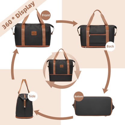 Joyway Weekender Travel Duffel Bag with Wet Pocket