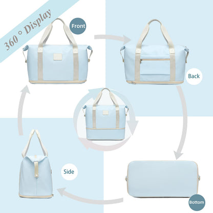 Joyway Weekender Travel Duffel Bag with Wet Pocket