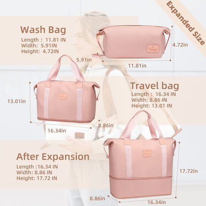 Joyway Weekender Travel Duffel Bag with Wet Pocket